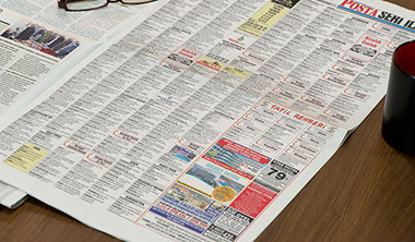 Hürriyet Gazetesi, seri ilan, atatürk, ilan servisi, vefat ilanı, anma ilanı, teşekkür ilanı, başsağlığı ilanı, gazeteye ilan ver