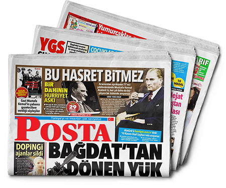 Posta Gazetesi resim, gazete kapağı, atatürk, ilan servisi, vefat ilanı, anma ilanı, teşekkür ilanı, başsağlığı ilanı, gazeteye ilan ver